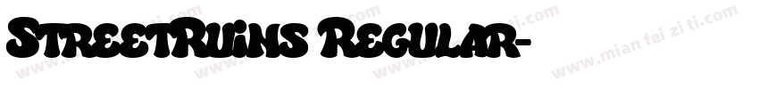 StreetRuins Regular字体转换
